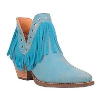 Dingo Womens Fine N' Dandyie Stacked Heel Cowboy Boots