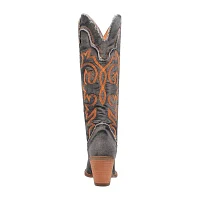 Dingo Womens Texas Tornado Stacked Heel Cowboy Boots