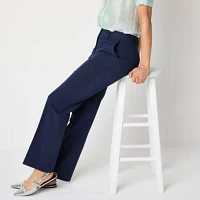 Worthington Womens Modern Straight Trouser