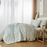 Patina Vie Maison Vintage Printed Quilt Set