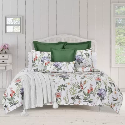 Queen Street Claudia 3-pc. Floral Hypoallergenic Quilt Set