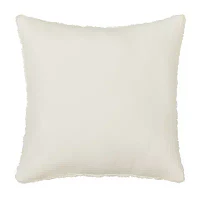 Queen Street Lilith Cream Square Throw Pillow