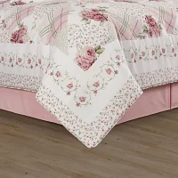 Royal Court Bungalow 4-pc. Floral Midweight Reversible Comforter Set