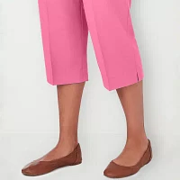 Alfred Dunner Paradise Island Womens Mid Rise Capri Pant