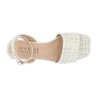 Journee Collection Womens Adleey Flat Sandals