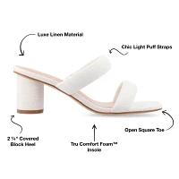 Journee Collection Womens Aniko Heeled Sandals