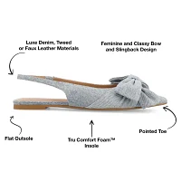 Journee Collection Womens Sabbrina Pointed Toe Ballet Flats