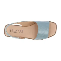 Journee Collection Womens Brinsley Slingback Strap Flat Sandals