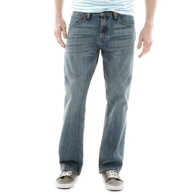 Arizona Mens Regular Fit Bootcut Jean