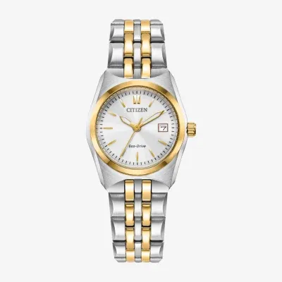 Citizen Corso Unisex Adult Two Tone Stainless Steel Bracelet Watch Ew2299-50a