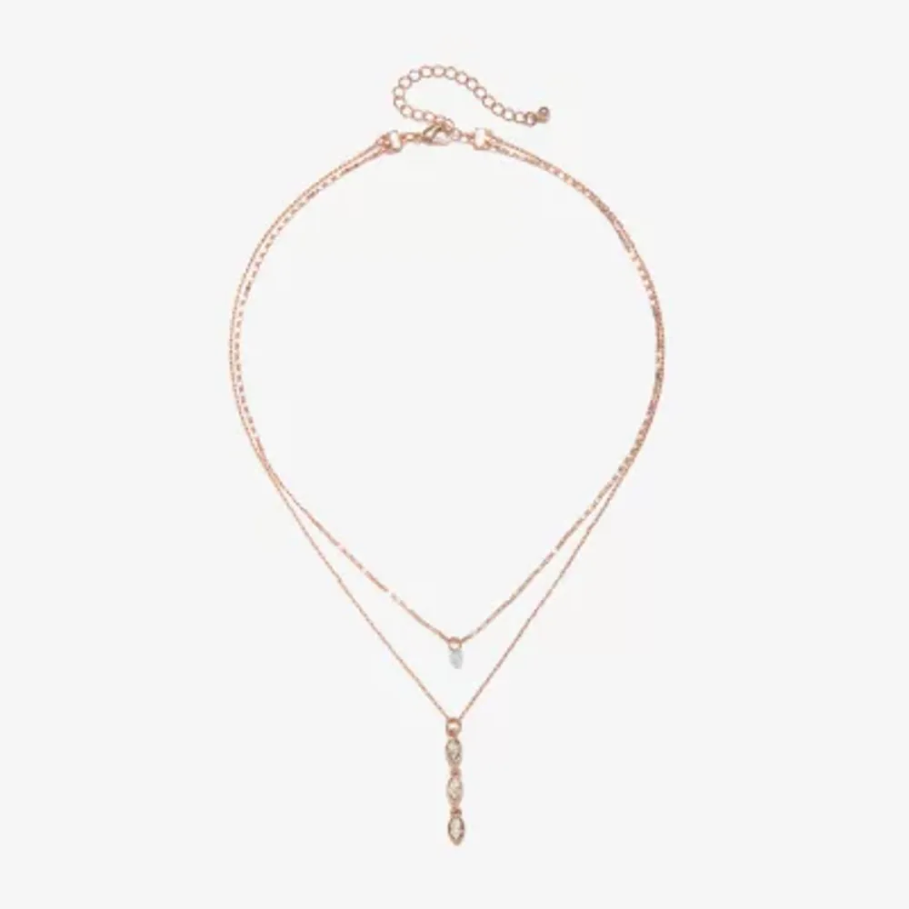 Bijoux Bar Delicates 16 Inch Link Strand Necklace