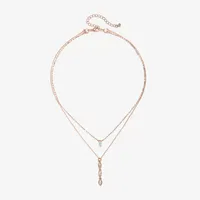 Bijoux Bar Delicates 16 Inch Link Strand Necklace