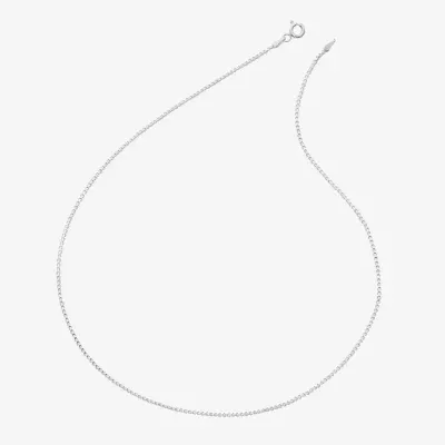 Sterling Silver 20 Inch Box Chain Necklace