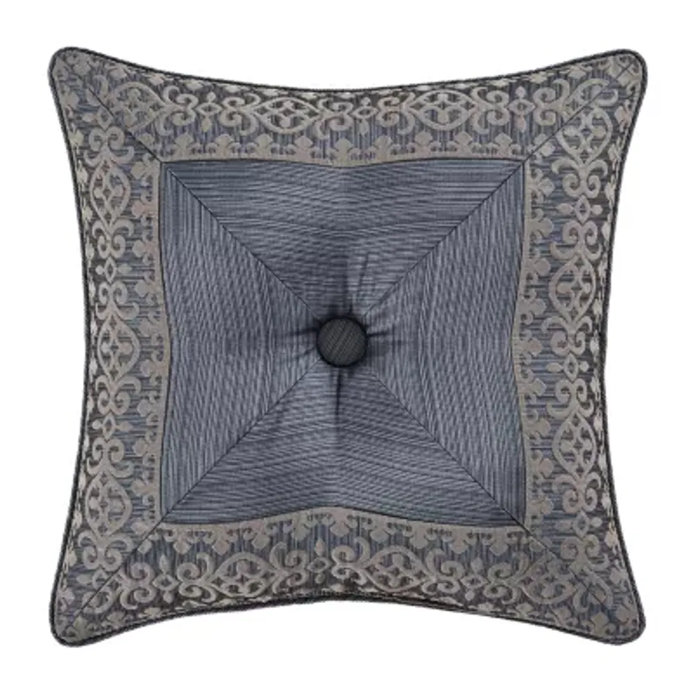 Five Queens Court Leah Square Throw Pillow