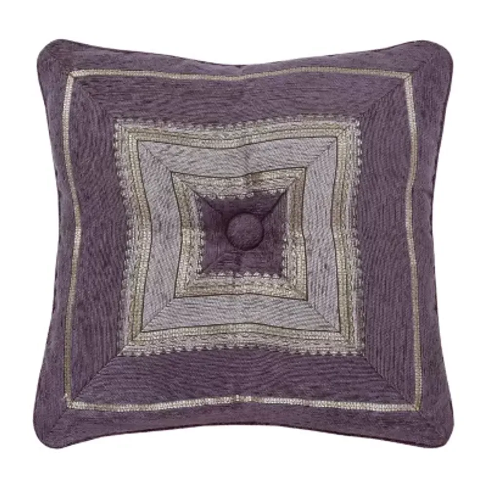 Five Queens Court Dominique Square Throw Pillow