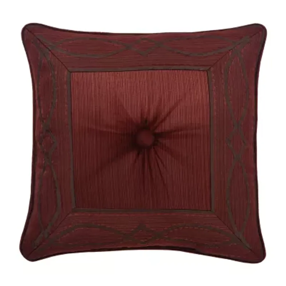 Five Queens Court Chianti Square Throw Pillow