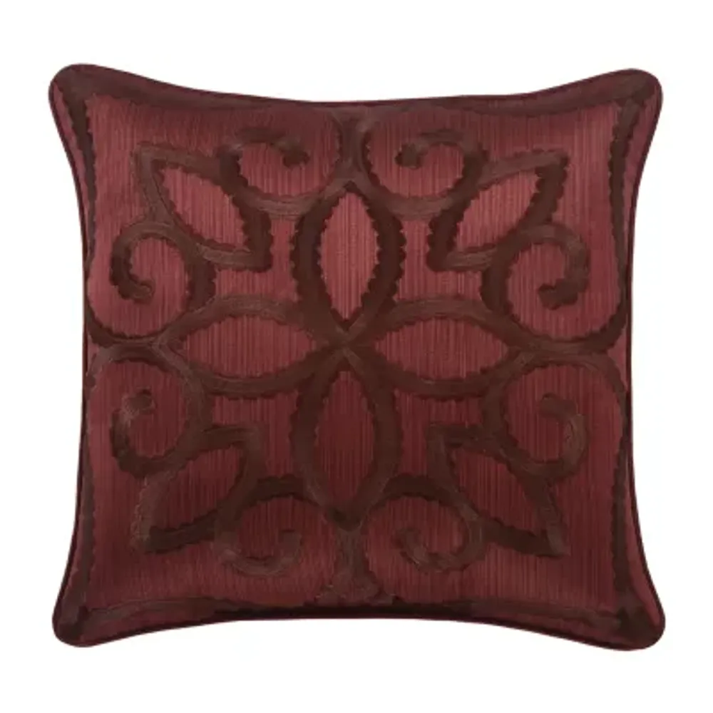 Five Queens Court Chianti Square Throw Pillows