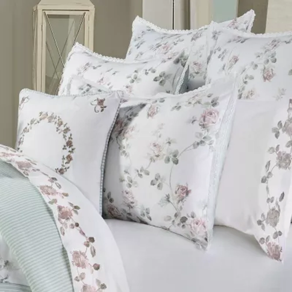 Royal Court Rialto Sage 4-pc. Floral Extra Weight Comforter Set