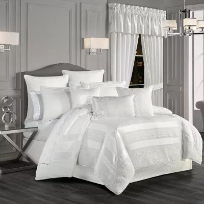 Queen Street Elegante 4-pc. Jacquard Extra Weight Comforter Set