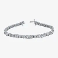 CT. T.W. Natural White Diamond 10K Gold Inch Tennis Bracelet