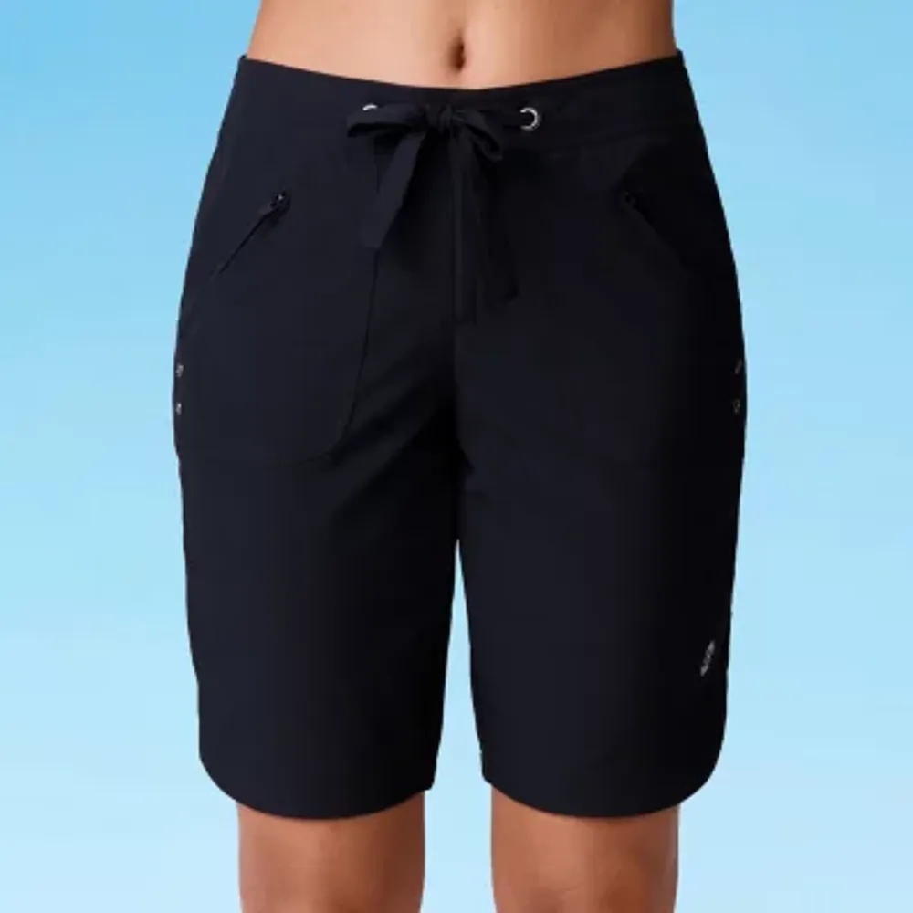 Aéropostale Seriously Stretchy High-Waisted Curvy Uniform Bermuda Shorts