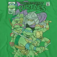 Mens Crew Neck Short Sleeve Regular Fit Teenage Mutant Ninja Turtles  Graphic T-Shirt