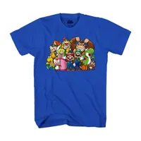 Mens Short Sleeve Super Mario Graphic T-Shirt