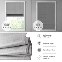 Madison Park Colm Energy Saving Cordless Blackout Roman Shades