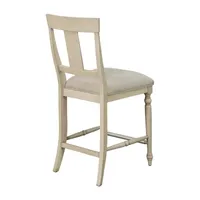 Martha Stewart Fiona Counter Height Upholstered Bar Stool