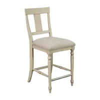 Martha Stewart Fiona Counter Height Upholstered Bar Stool