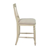 Martha Stewart Fiona Counter Height Upholstered Bar Stool