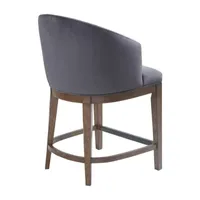 Martha Stewart Wheaton Counter Height Upholstered Bar Stool