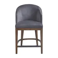 Martha Stewart Wheaton Counter Height Upholstered Bar Stool