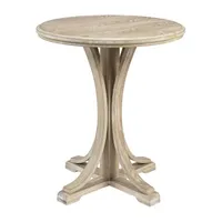 Martha Stewart Fatima Wooden Chairside Table