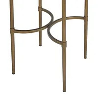 Martha Stewart Lia Mirrored Chairside Table