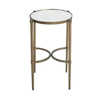 Martha Stewart Lia Mirrored Chairside Table