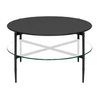 Martha Stewart Caroline Glass Top Coffee Table