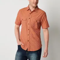 Frye and Co. Mens Short Sleeve Camp Shirt