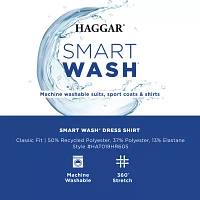 Haggar® Men's Smart Wash® Classic Fit Dress Shirt