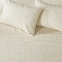 Patina Vie Maison Cotton Printed Wrinkle Resistant Sheet Set