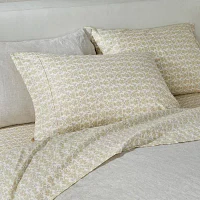 Patina Vie Maison Cotton Printed Wrinkle Resistant Sheet Set