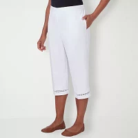 Alfred Dunner Charleston Mid Rise Capri Pants