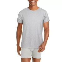 Hanes Fresh Iq Comfort Soft Mens Short Sleeve Crew Neck T-Shirt