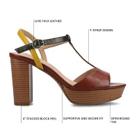 Journee Collection Womens Nalie Heeled Sandals