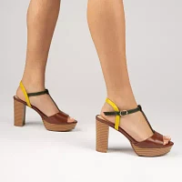 Journee Collection Womens Nalie Heeled Sandals
