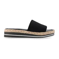 Journee Collection Womens Rosey Slide Sandals