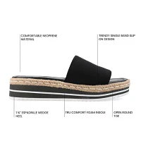 Journee Collection Womens Rosey Slide Sandals