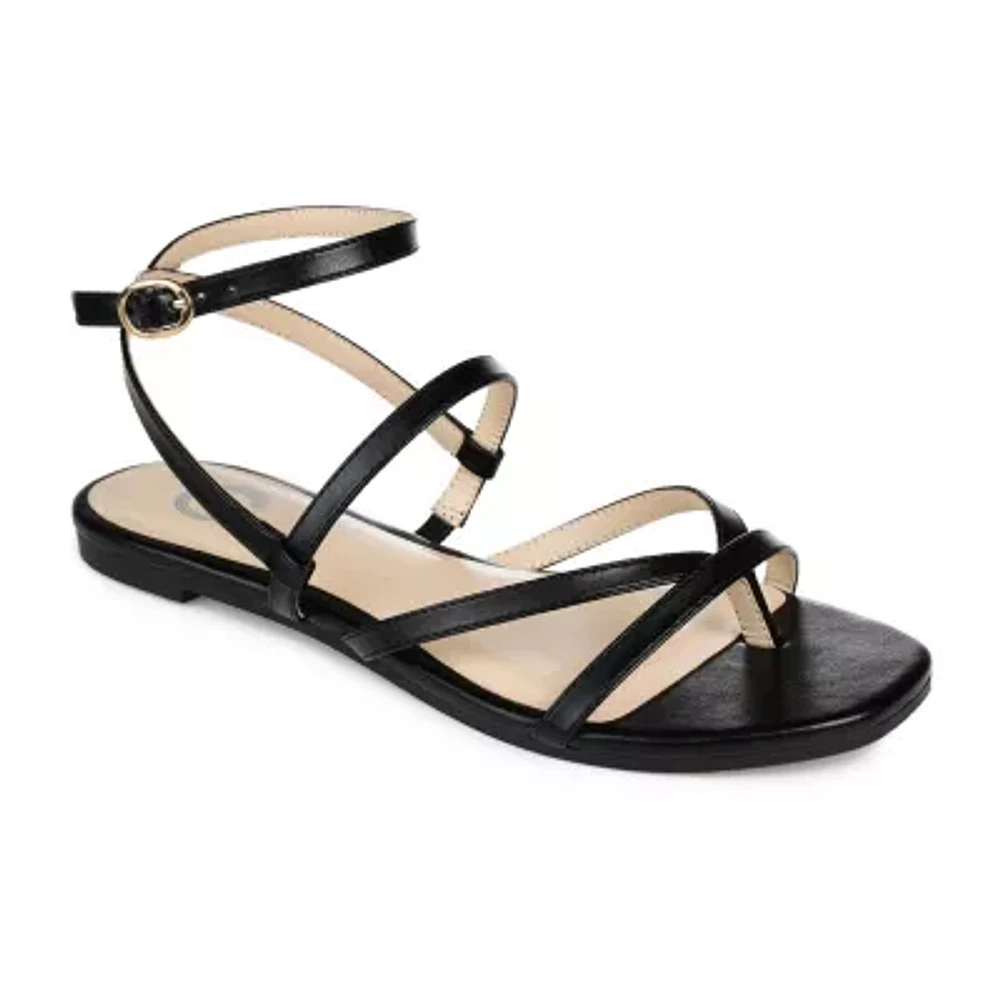 Journee Collection Womens Serissa Flat Sandals