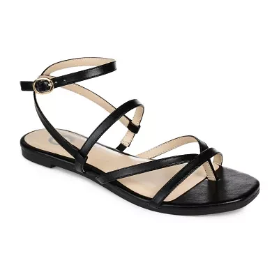 Journee Collection Womens Serissa Flat Sandals
