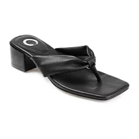 Journee Collection Womens Seelah Heeled Sandals